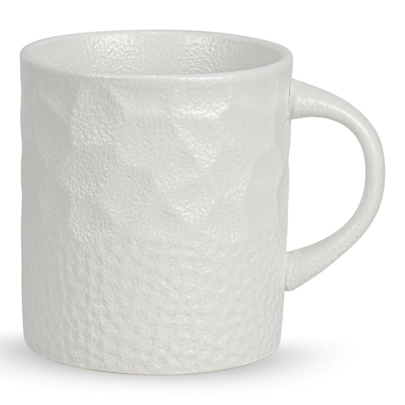 Japandi Coffee Mug, White