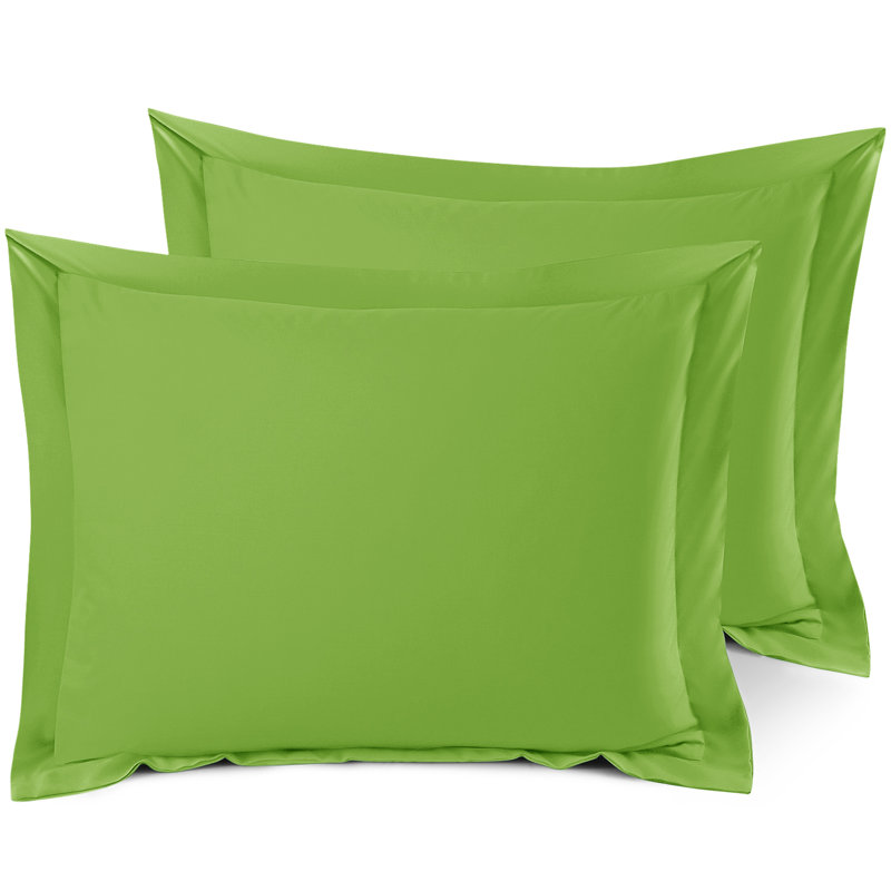 Taie décorative 100% polyester , Vert jardin, 20 po x 36 po