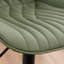 Tabouret de bar pivotant à hauteur réglable et tabouret de bar en cuir végétalien-510997646