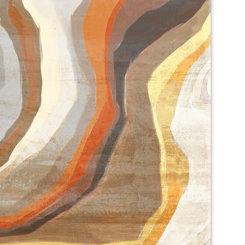 Metamorphic Rock - reproduction sur toile, H 48 po x l 32 po, Toile tendue, Sans cadre