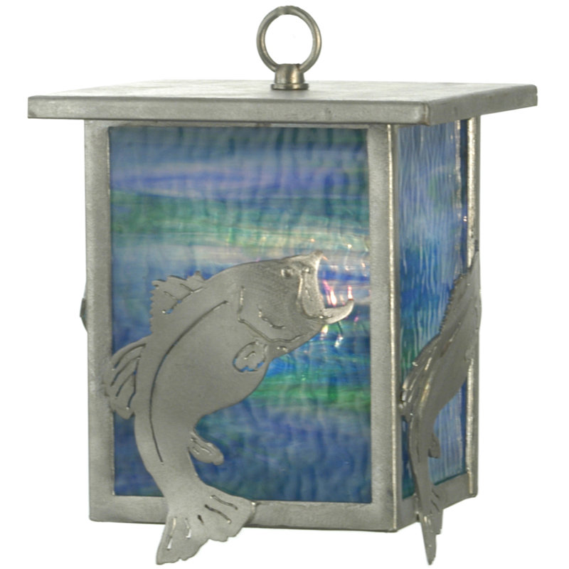 Luminaire suspendu rectangulaire à 1 lumière Leaping Bass