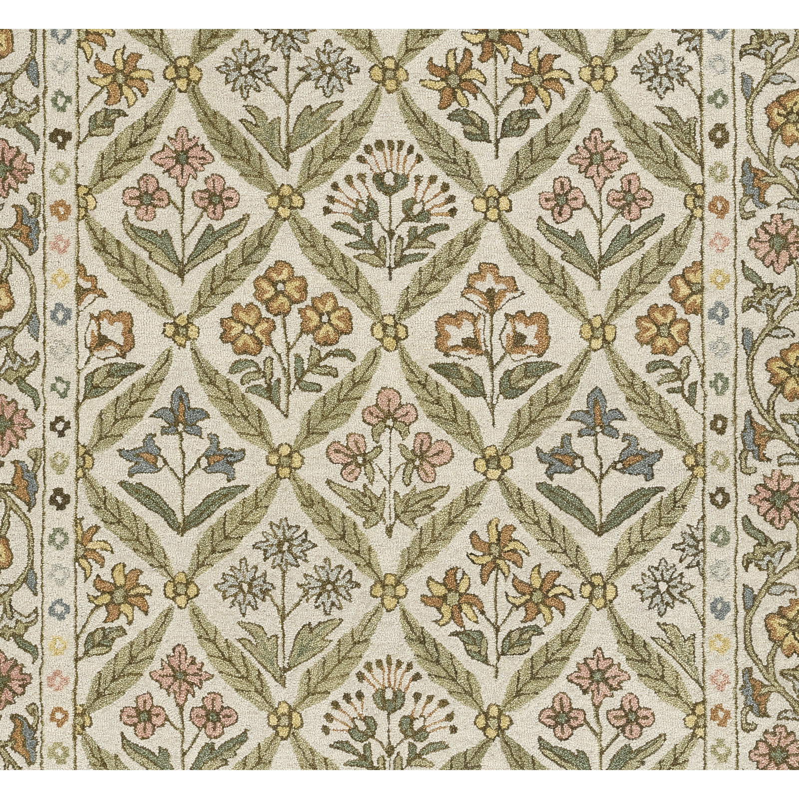 Alice Handmade Wool Rug, Rectangle 3'6" x 5'6"