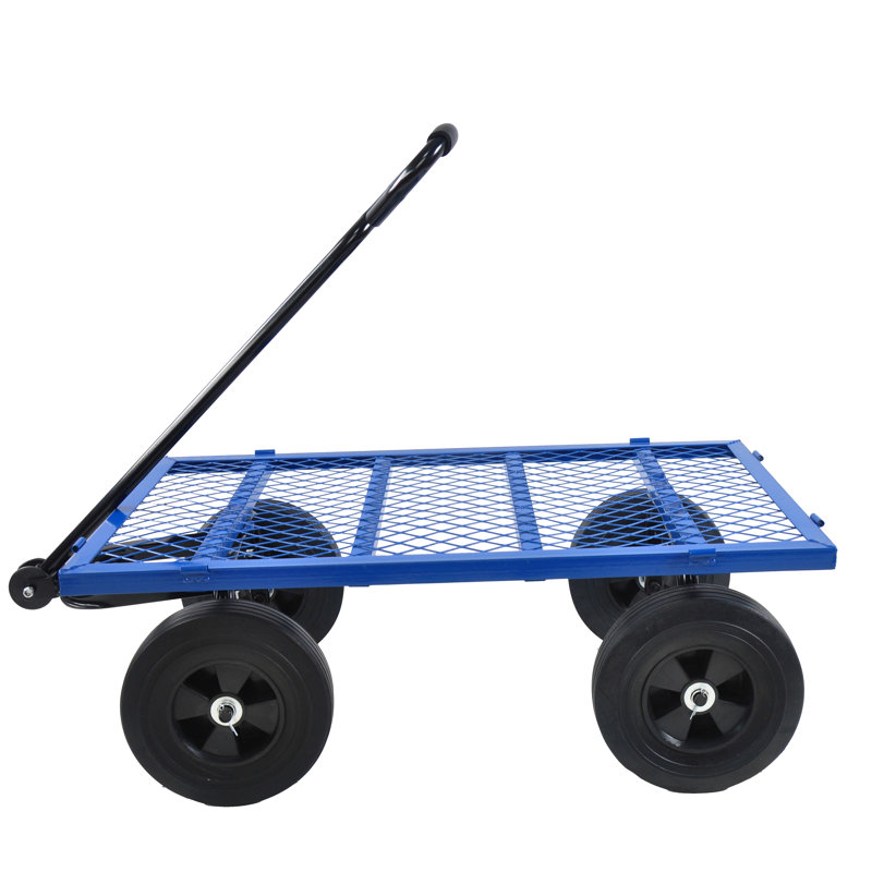 Les chariots de chariot de jardin pour outils facilitent le transport du bois de chauffage