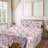 Ambesonne Watercolor Botany Sheet Set 4 Pcs Retro Boho Bloom-109495367-109495392