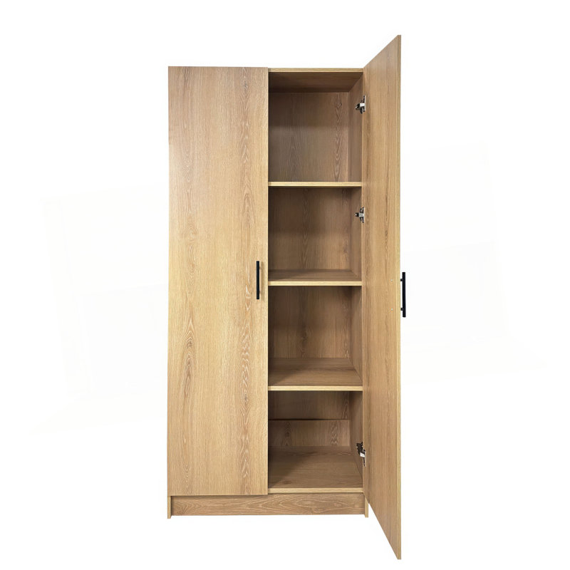 Armoire de rangement polyvalente Modex, Chêne