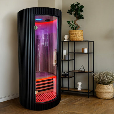 Rocket Sauna Luxury Full Spectrum Infrared, Red Light Therapy Professional Grade - Mobile App Controls