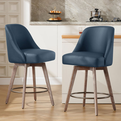 Tabouret de bar rotatif 26 po Kiain