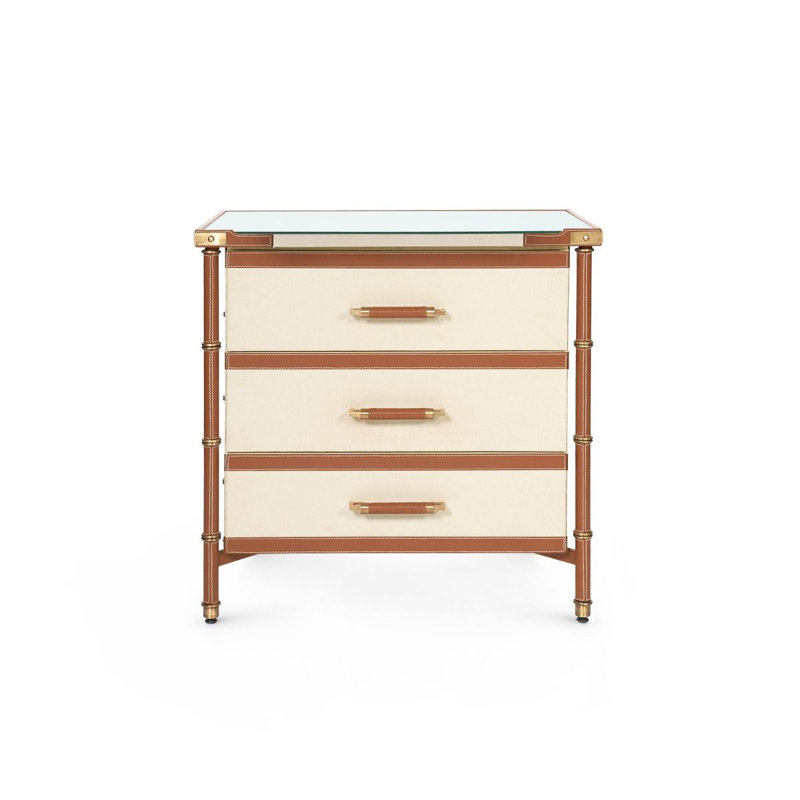 Toulon End Table, Tan/Beige