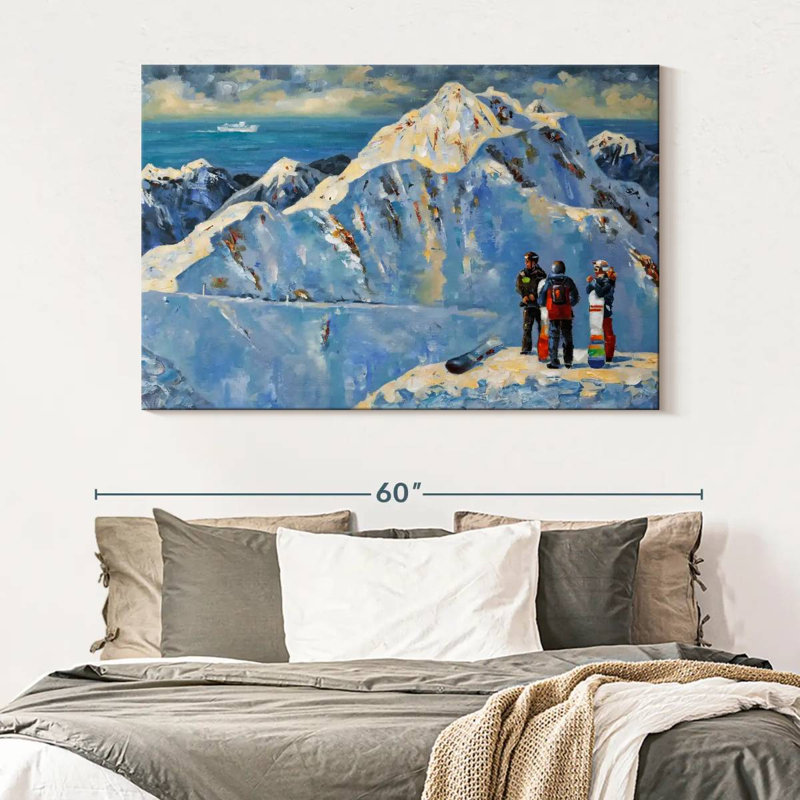 Sireci Ski Mountain, 34" H x 51" W