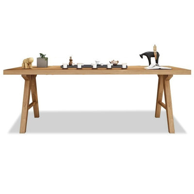 Nordic modern solid wood rectangular dining table