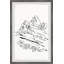 Conquer the Peak 1 Piece Single Picture Frame Painting-502913094