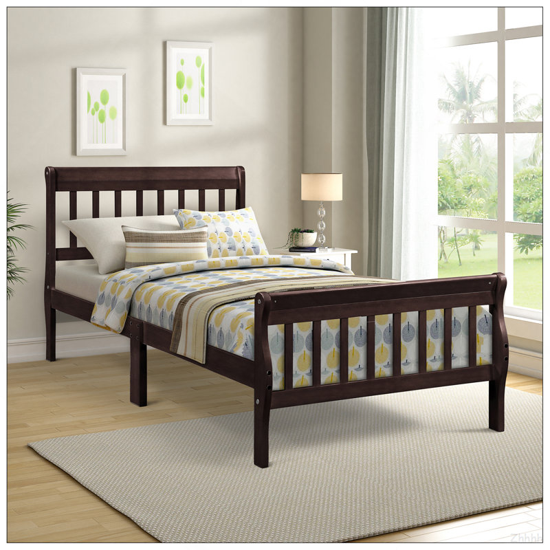 Lit plateforme Wood, Espresso
