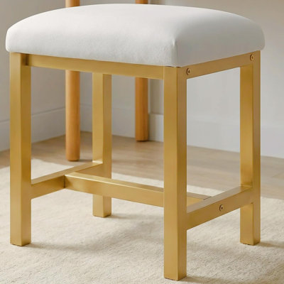 Petit tabouret de coiffeuse