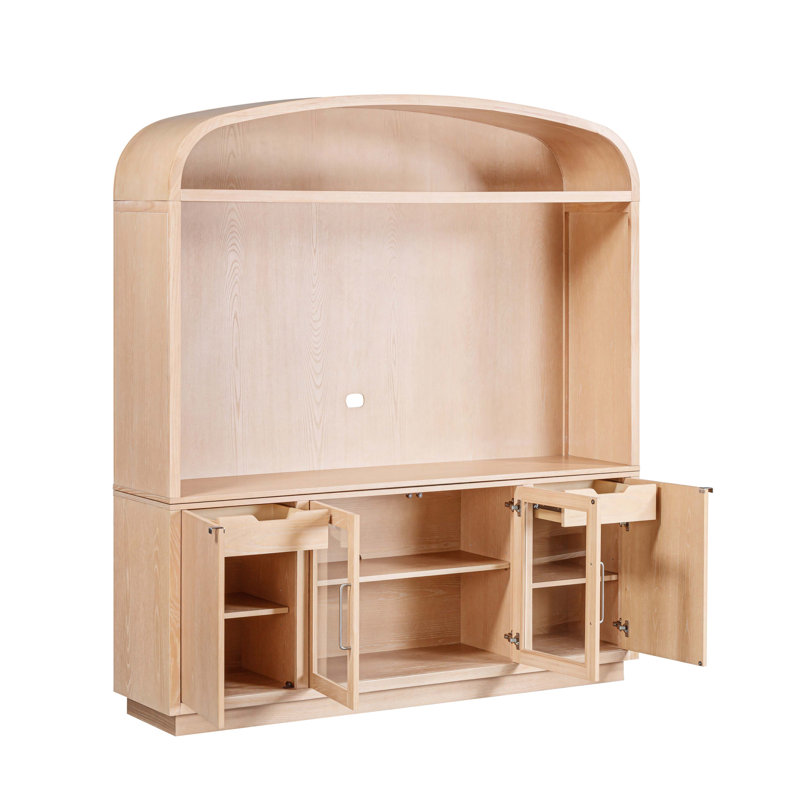 Meuble audio-vidéo Marlow, Naturel