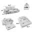 Large Dog Bed, Lazy Sofa Couch, 78.7" Multi-functional Foldable Sofa Bed, 3-in-1 Sleeper Sofa Bed For Living Room-652223013