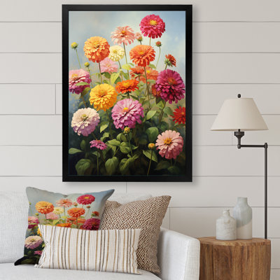 " Zinnias Romantic Impression "