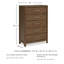Commode 5 tiroirs Geovoni