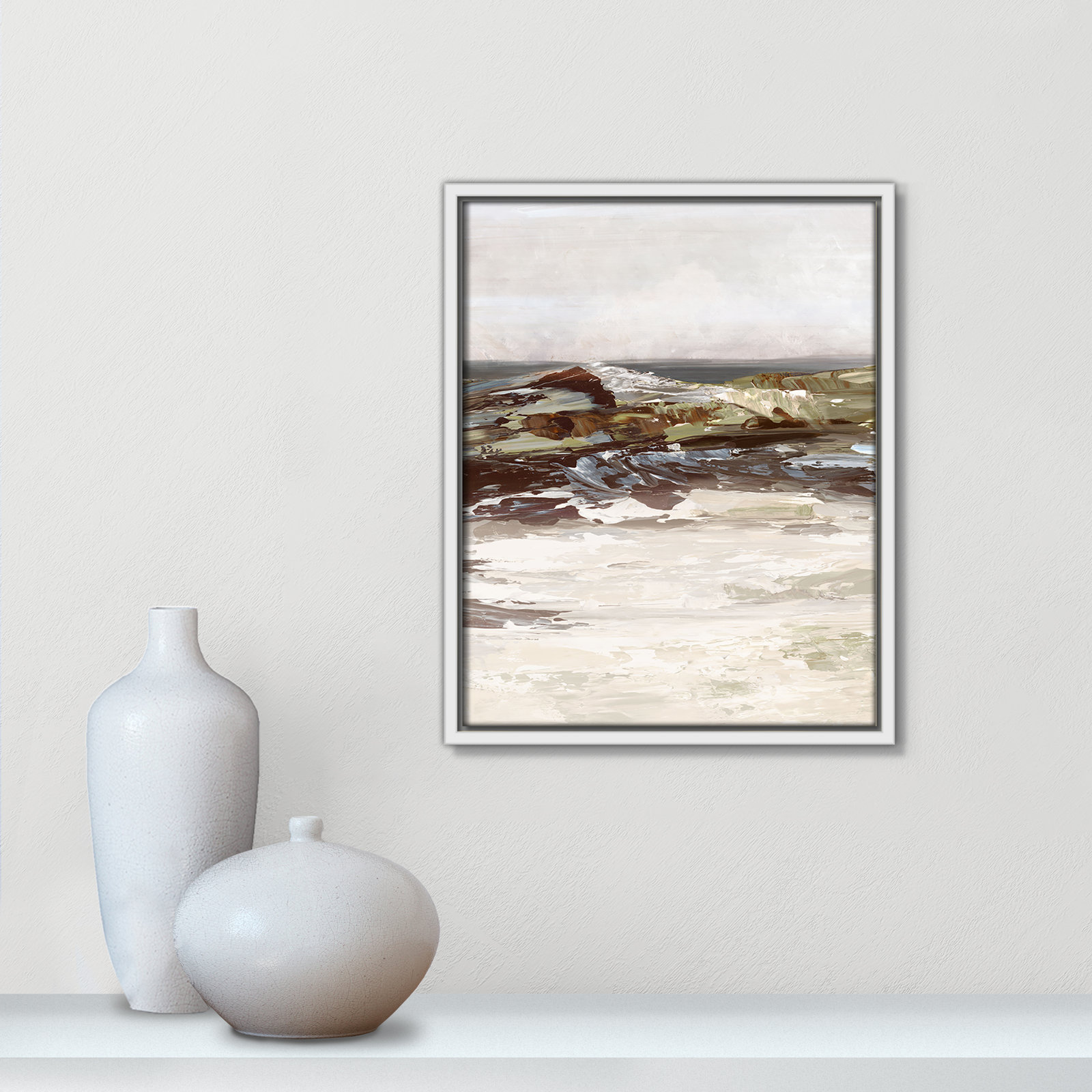 Stoney Peak Print by , 15.5" H x 12.5" W, White