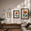 Orange Marigold Study Botanical - Print-1676627929-1676627928
