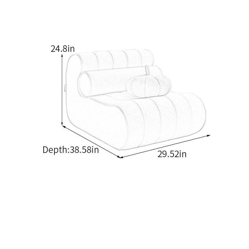 Chaise d'appoint Cozy Minimalist
