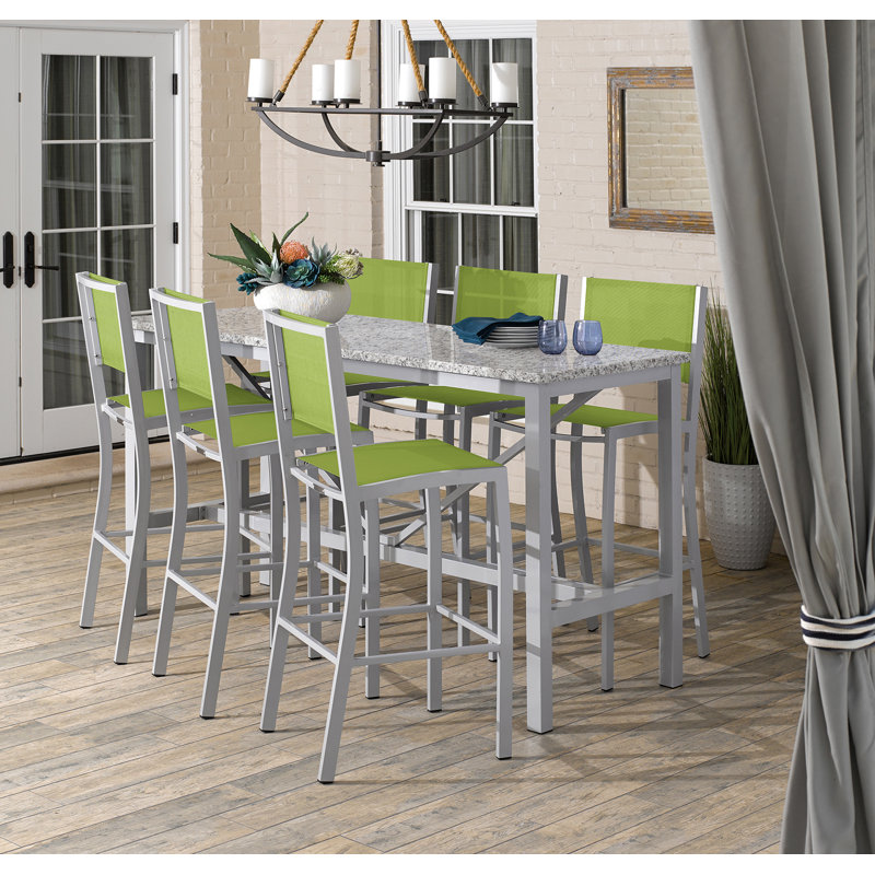 Travira Outdoor Bar Stool, Go Green