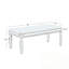 Table basse à miroir avec pieds robustes