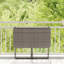 Folding Garden Table 90X51x75 Cm Poly Rattan-1585067369
