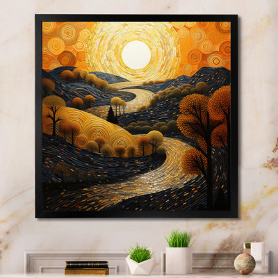 Canyon Golden Hour Collage I sur toile