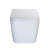Yingze Elongated Wall Hung Toilet, 1.6 GPF High Efficiency Flush, Rimless Design with Soft Close Seat, Adjustable Height, White-88632418