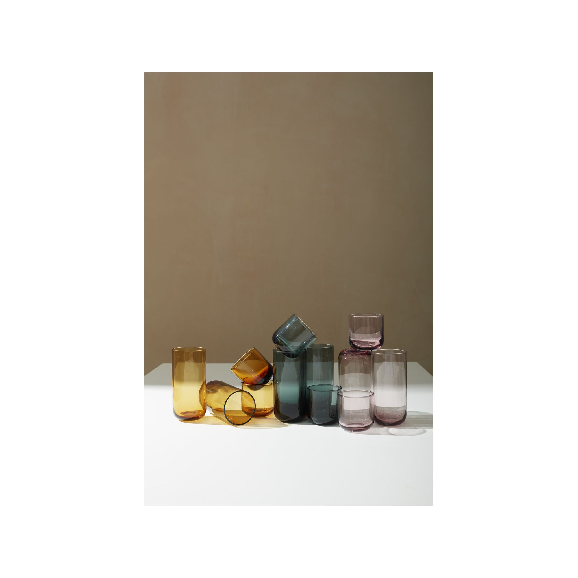 Ande 12 oz. Drinkware Glass, Amber