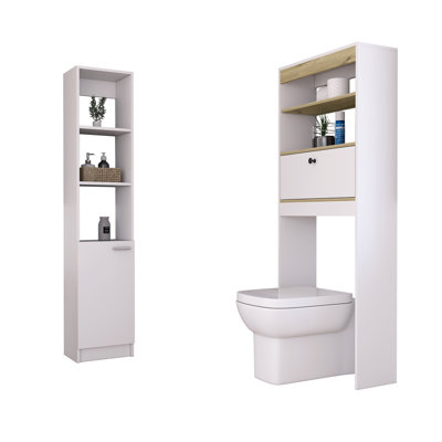 Greenier Freestanding Bathroom Storage Furniture Set