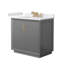 Strada 36" Freestanding Single Bathroom Vanity with Cultured Marble Top-67034530-67034534