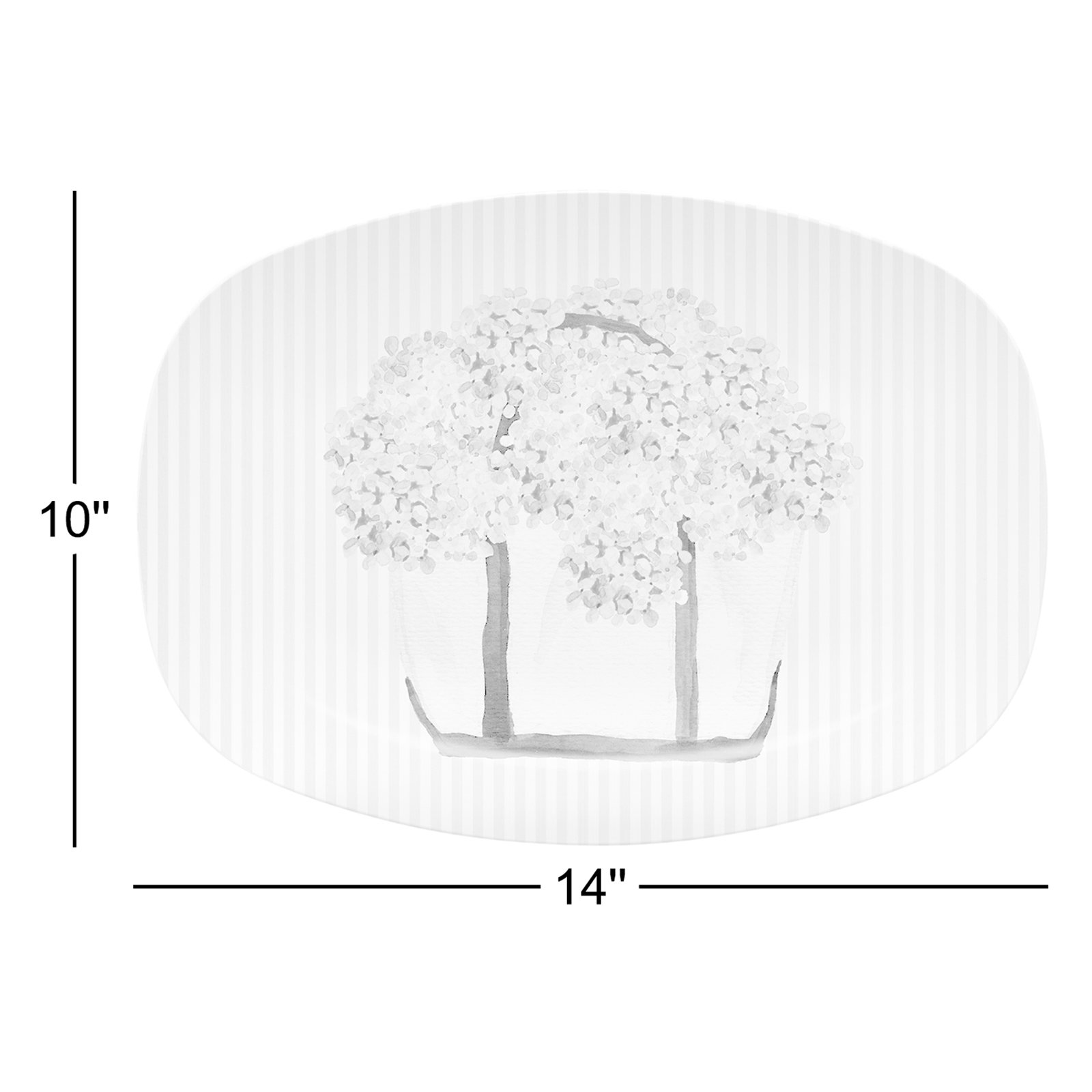 Garden Party Summer Tote Platter