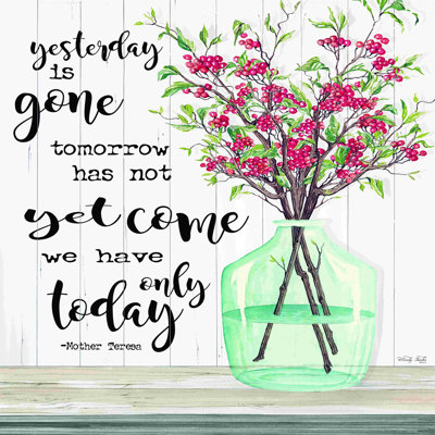 " Winter - We Have Only Today " by Cindy Jacobs