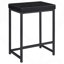 Ensemble de salle à manger, hauteur de comptoir, bois noir, mobilier de salle à manger