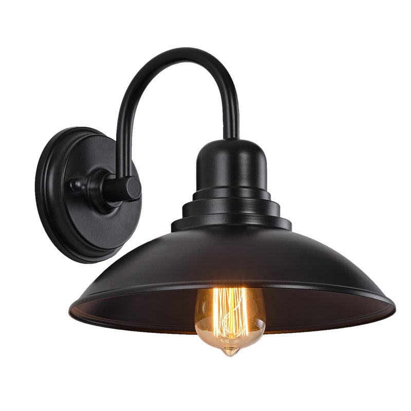 Olessya Steel Wall Light, Matte Black, 2 Lights
