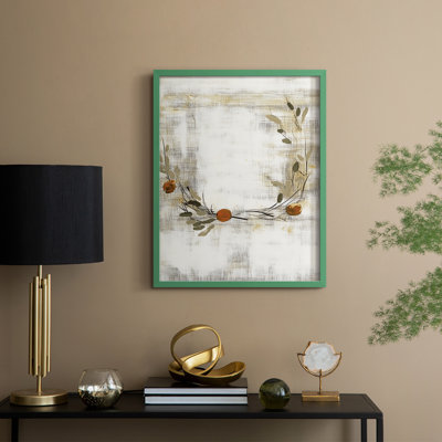 «Christmas Holiday Art DCCL XXVII», reproduction d'art encadrée - bois massif