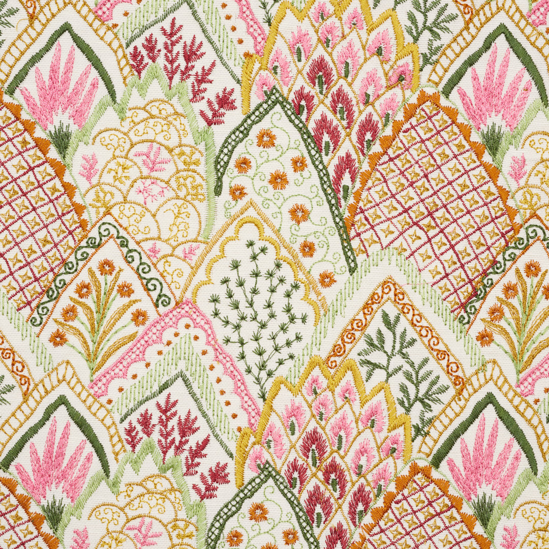 Albizia Embroidery Fabric Schumacher 