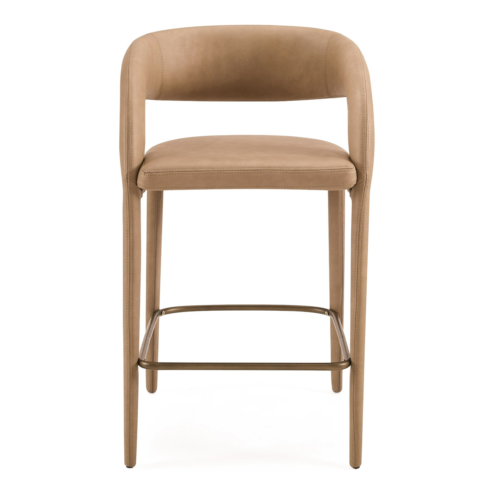 Freestyle Bar and Counter Stool, Tan, 25.6''