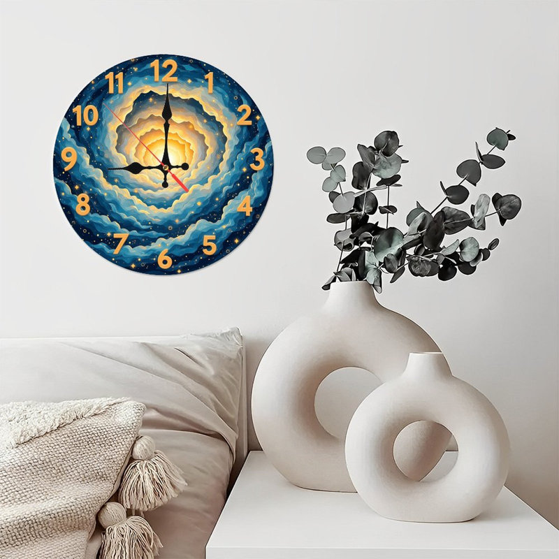 horloge céleste spirale galaxie