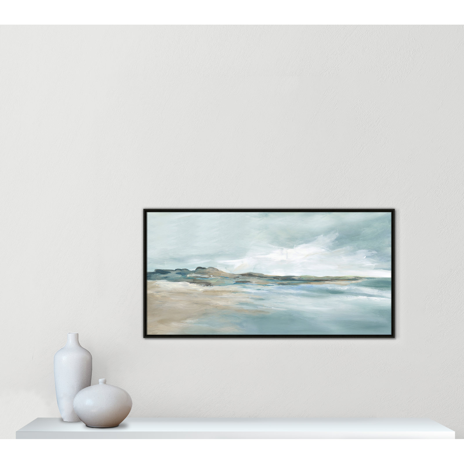 Sandpoint Print by Carol Robinson, Espresso, 25.5" H x 49.5" W