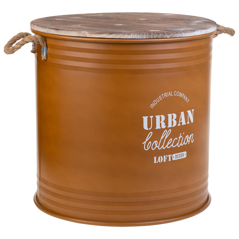 Trent Austin Design Iron Decorative Basket, Orange
