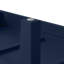 Commode cannelée à 6 tiroirs Modern Blue