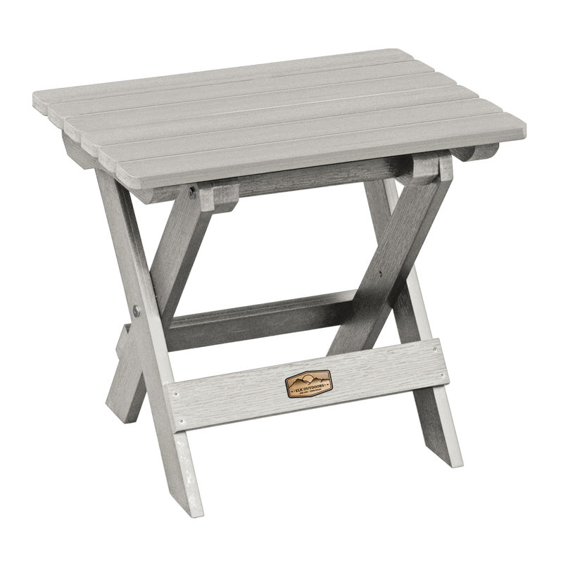 Table d'appoint pliante Newberg, Gris havre