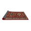 Tapis rouge/beige/noir traditionnel-206798610