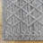 Hand Woven Geometric Polypropylene Dark Gray Rectangle Indoor Area Rug-156021448