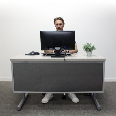 Acoustical Desk Mounted Modesty Panel