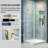 36 Frameless Square Shower Enclosure