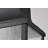 Neslisah - 1 Light Hanging Lantern - Matte Black with Clear Seeded Glass