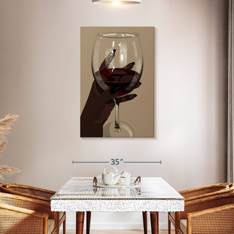 Yarlin Pour Me A Glass, 45" H x 30" W
